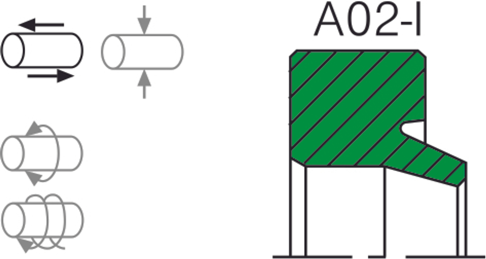 Грязесъемник A2-A 100х115х9.5/14