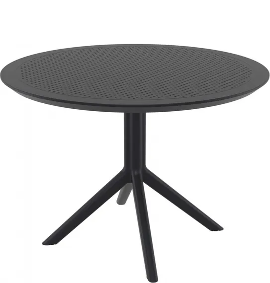 Стол пластиковый Sky Table Ø105, черный