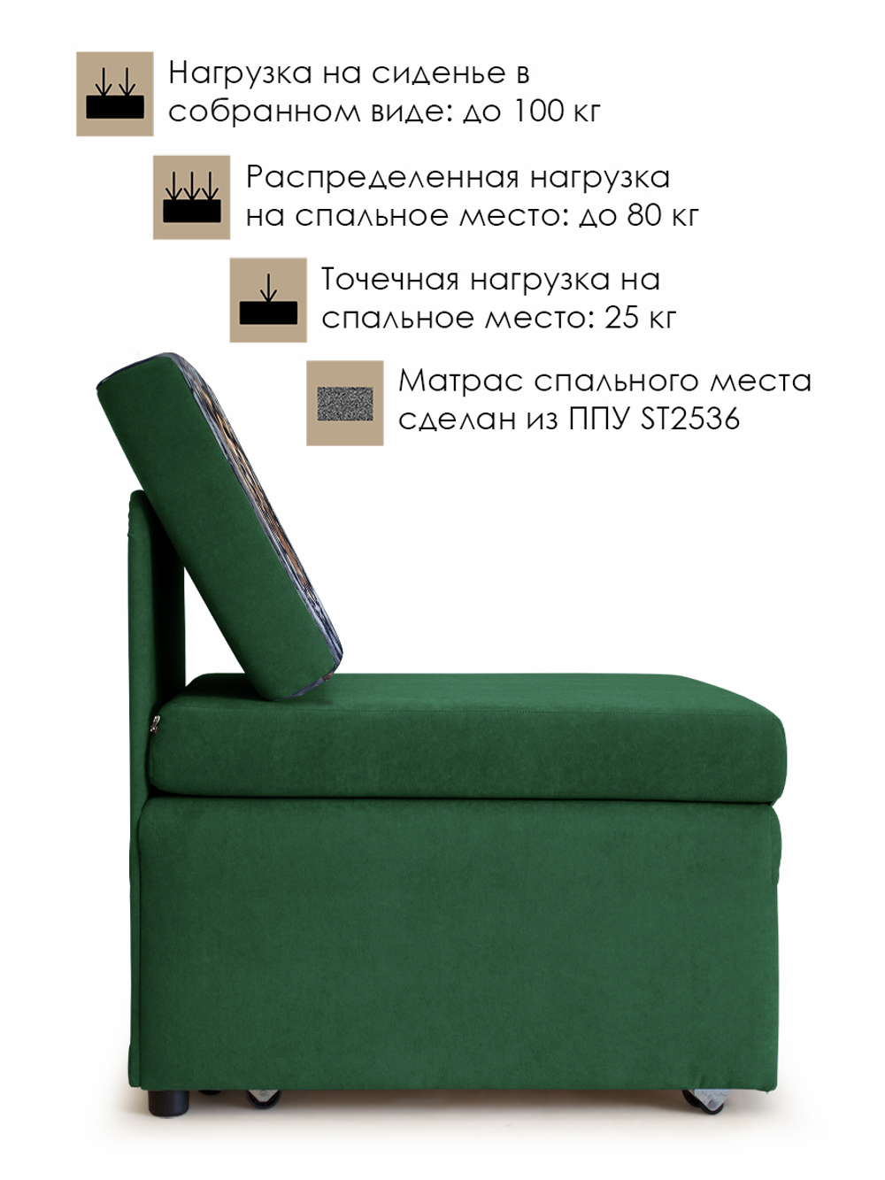 Кресло-кровать "Миник", купон Тигр