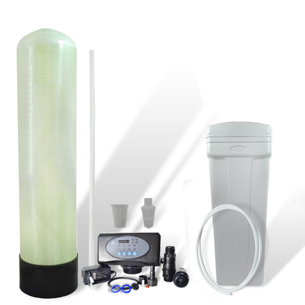 МоноКит-клапан с водосчетчиком RUNXIN, корпус фильтра 1252, фильтрация 27 лит./мин,Фильтр умягчения воды