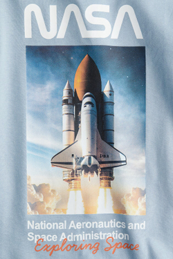 H&M Футболка с принтом, синий