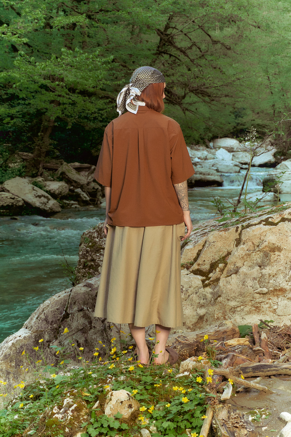 Рубашка Called a Garment Hikercore Shirt "Bear Brown"