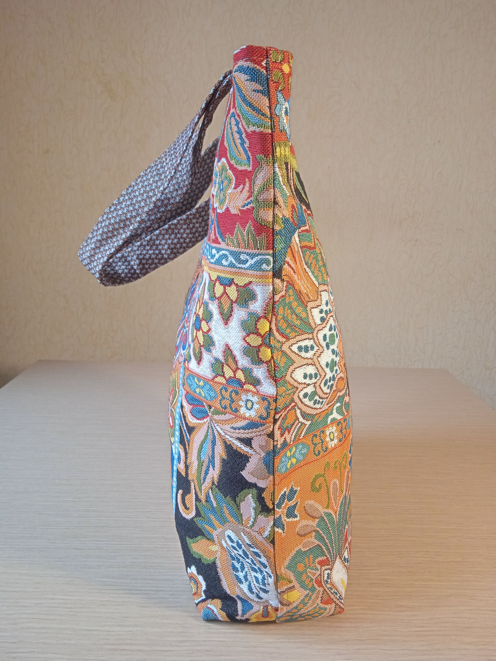 Гобеленовая сумка Пэчворк (39х39х12)