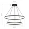 SL1018.403.02 Светильник подвесной ST-Luce черный/прозрачный LED 1*96W 4000K EUCLIDICS