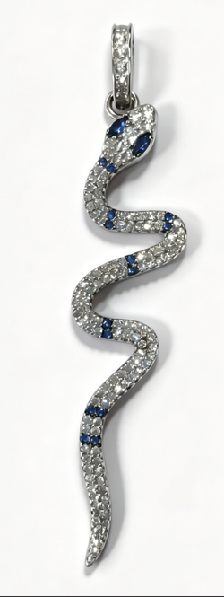 Ювелирная подвеска из серебра 925 пробы,вставка фианиты