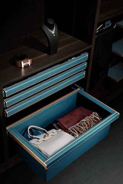 Кожаный ящик для хранения