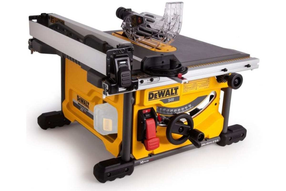 Бесщеточная настольная пила DEWALT 54 В XR FLEXVOLT DCS7485N