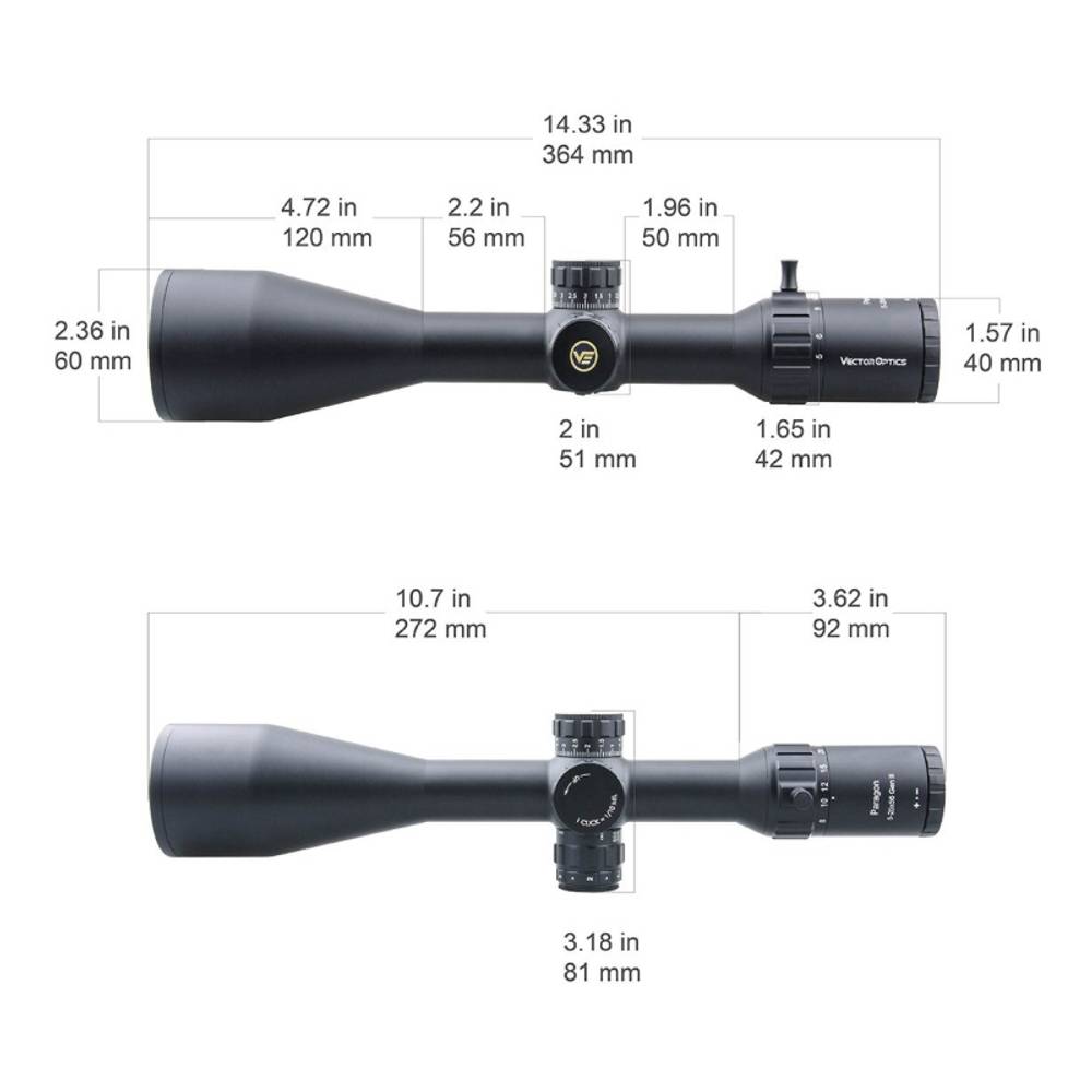 Оптический прицел Vector Optics Paragon 5-25x56 SFP ( Сетка VPA / с подсветкой )