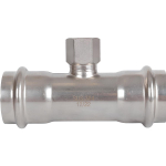 ROMMER Тройник с ВР 42x1/2" из нержавеющей стали прессовой