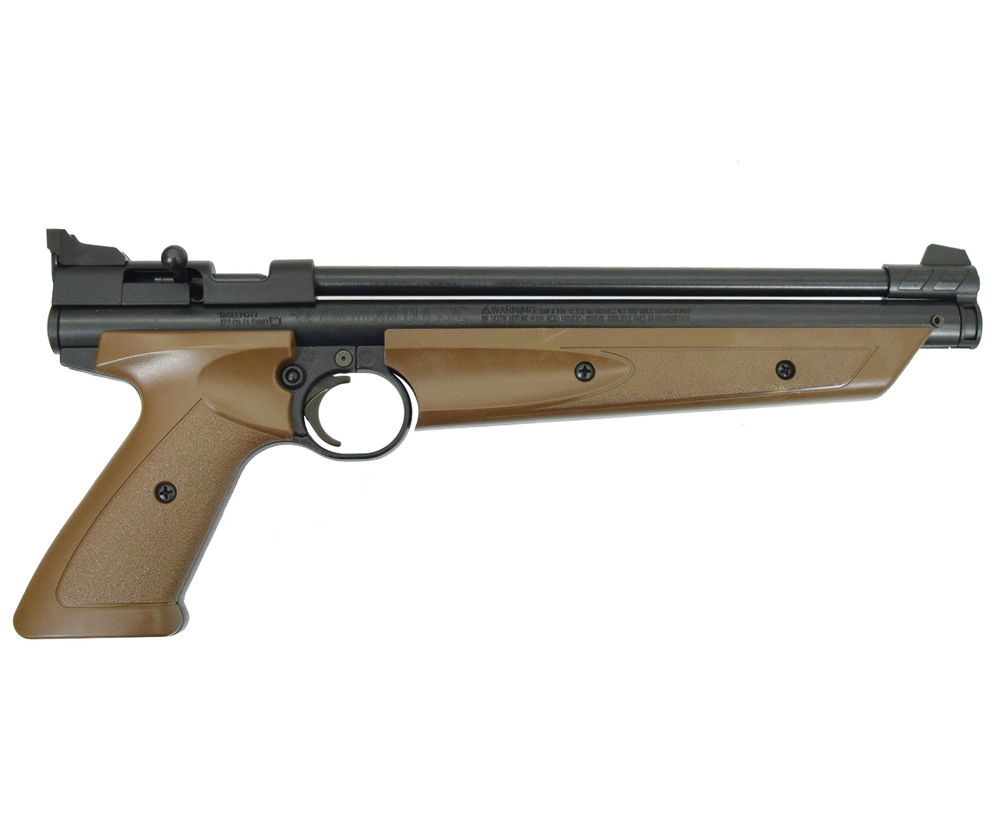 Пистолет пневматический Crosman P 1377BR American Classic Brown, кал.4,5 мм