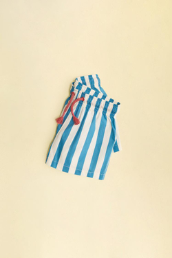 ZARA TIMELESS - ПЛАВКИ В ПОЛОСКУ, СИНИЙ