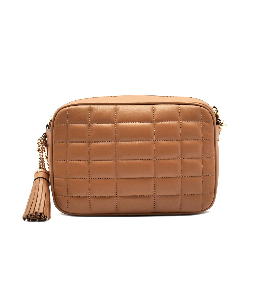 Кожаная сумка-мессенджер Michael Kors - коричневый(32R4GJ6M8L)