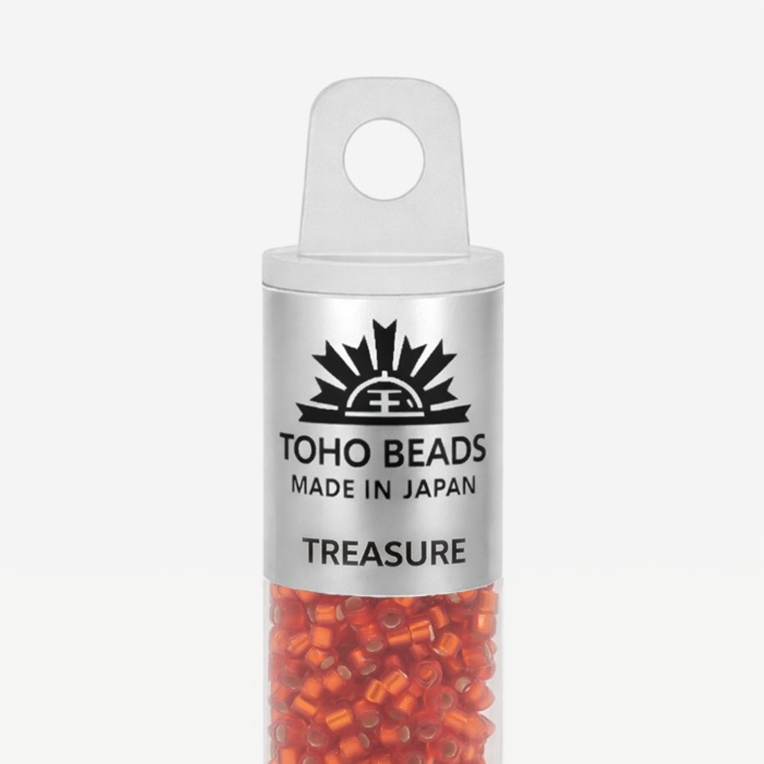 Японский бисер TOHO Treasure (№25F), с внутренним серебрением, прозрачный матовый
