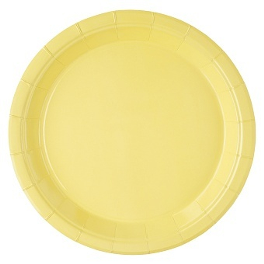 Тарелки (7''/18 см) Мастхэв, Желтый, 6 шт.
