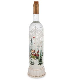 XM-843/2 Новогодняя бутылка с подсветкой
