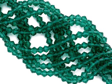 Нить бусин для украшений 3,8мм (ювелирное стекло)