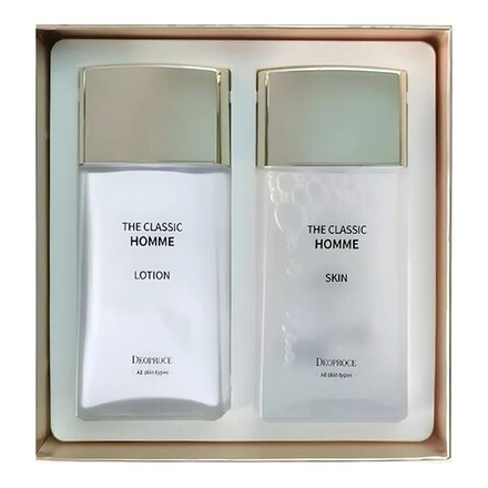 Deoproce Набор для мужчин The Classic Homme Set (Тонер 130мл+Лосьон130мл)