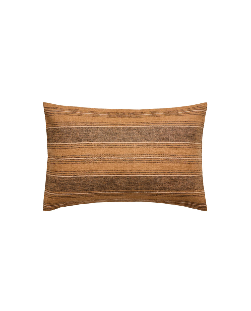 Zara Home наволочка декоративная из льна, песочный, в полоску, 40x60 см