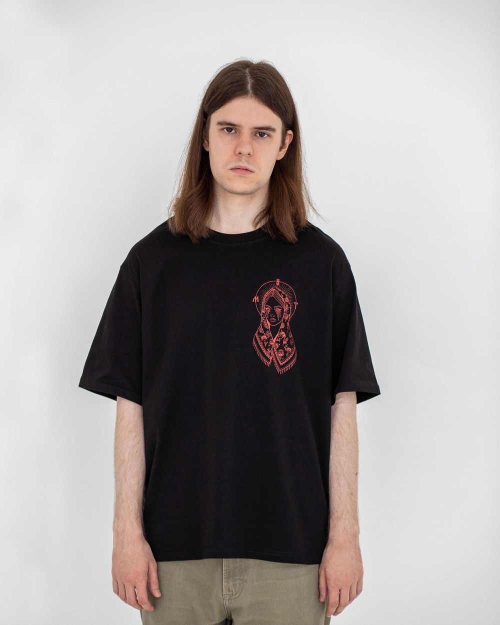 Футболка Омут!Кастом Нимб Черная