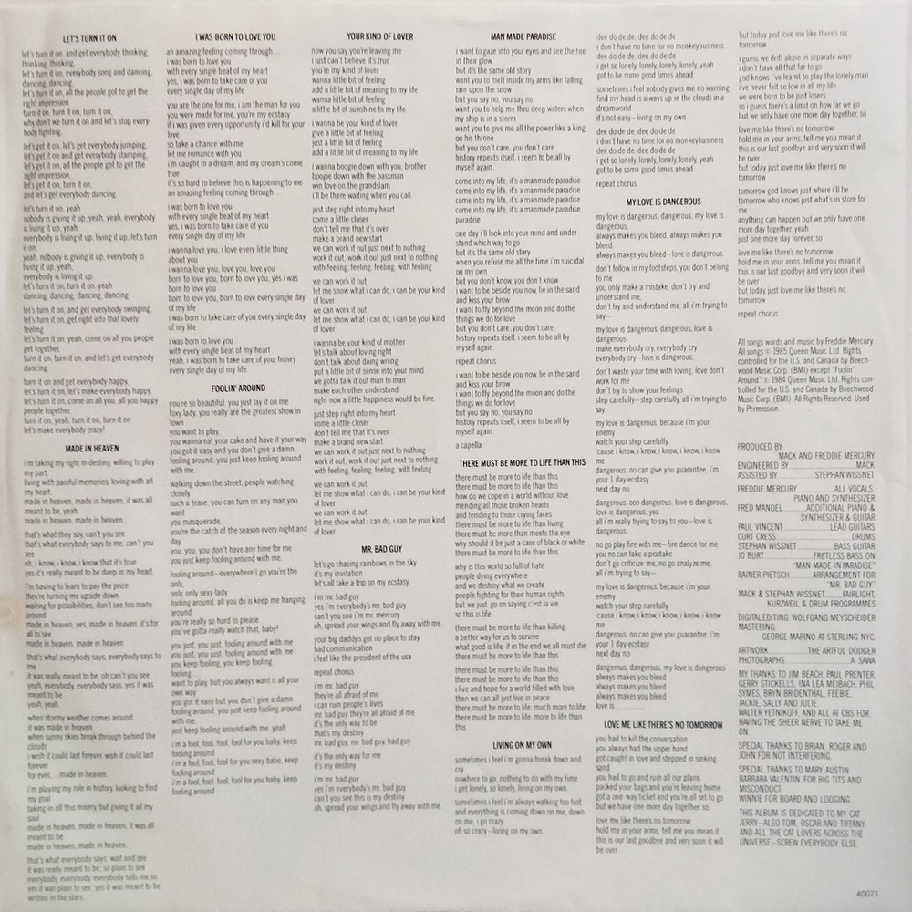 Freddie Mercury / Mr. Bad Guy (LP)