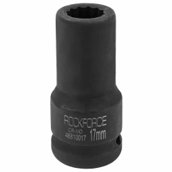 Головка ударная глубокая 3/4'', 17мм (12гр.) RockForce RF-46810017