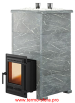 Печь для бани Эверест "Steam Master 44 ЧУГУН" Талькохлорит, S-40