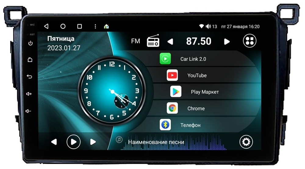 Магнитола для Toyota RAV4 2012-2019 - Vaycar VA77-0468 на Android 13, 8-ядер, 2Гб-32Гб, 4G SIM-слот