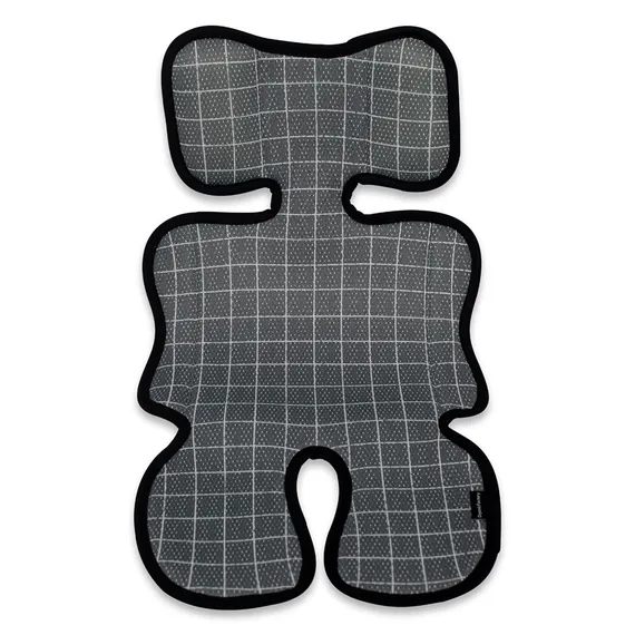 Матрасик сетчатый Organic Factory Клетка, серый