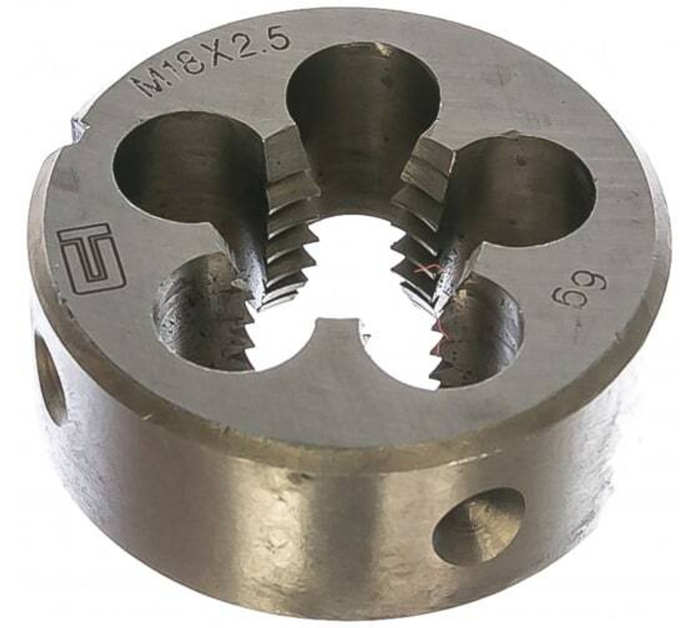 ПЛАШКА СИБРТЕХ М18Х2,5ММ 77052