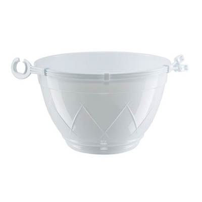 ГОРШОК "ЛИЛИЯ ПОДВЕСНАЯ" 1,5л БЕЛЫЙ