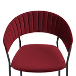 Стул Bergenson Bjorn Stefany, велюр, винный