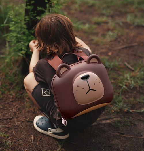 Рюкзак zoy zoii "Медведь", коричневый