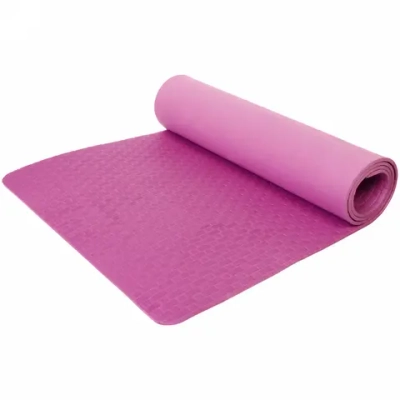 Коврик для йоги 7 мм 61х183 см «Легкость», розовый