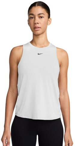 Женский теннисный топ Nike Dri-FIT Nike One Classic - белый/черный
