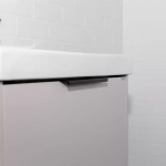 Подвесная тумба-умывальник Comforty Селенга-60 серый шелк с раковиной CF19696BX-60