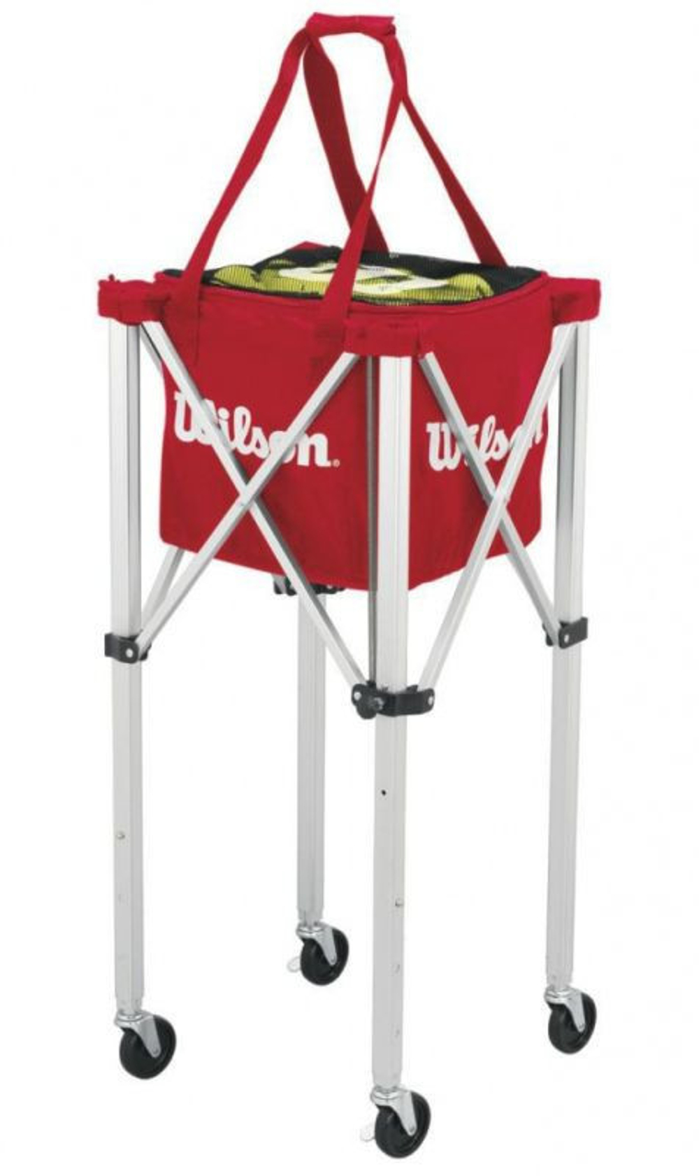 Корзина для мячей Wilson Tennis Teaching Cart 150 - красный