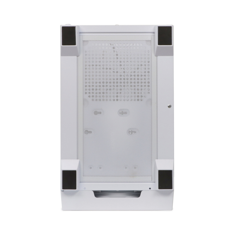 Корпус BaseTech eXtreme GFX-06, Без БП, mATX, белый, 4xFRGB FAN, 2xUSB2, 1xUSB3, бок: закалённое стекло (BT-GFX-06W-MESH-4F-RGB)