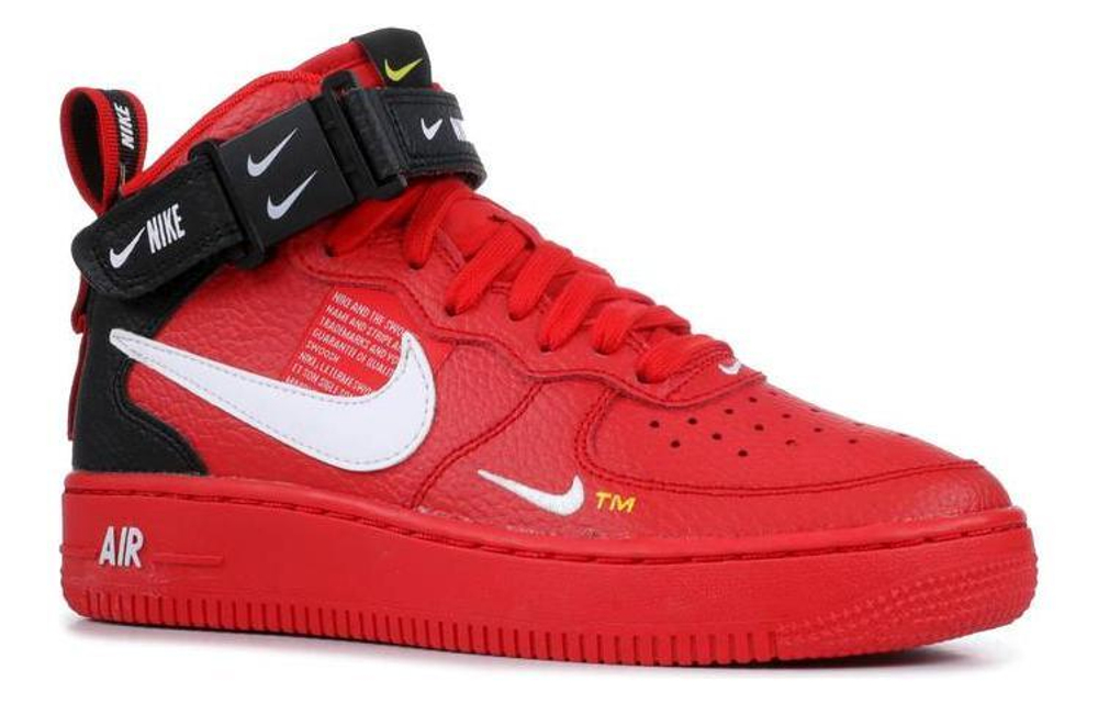 Nike air force 1 lv8 (gs) university red/ black-white hotsell