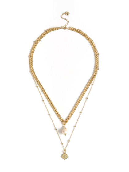 Цепь "Double Coin" Gold