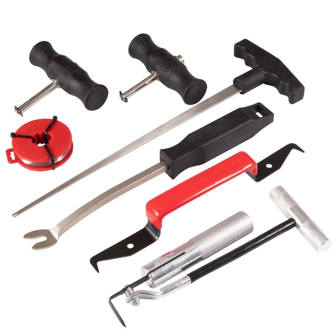 AFFIX (AF10703006) Набор для демонтажа вклееных стекол, 7 предметов