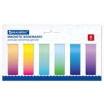 Закладки для книг МАГНИТНЫЕ, "GEOMETRY", набор 30 шт., 60x20 мм, BRAUBERG, 113177