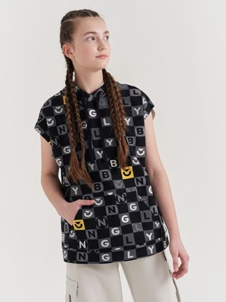 Футболка с капюшоном "БАНГЛИМАНИЯ" подростковая