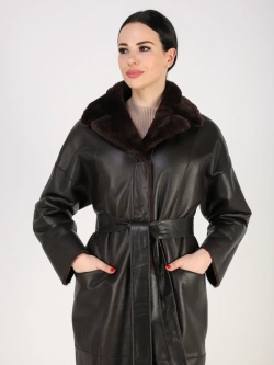 Дубленка зимняя шуба натуральная двухсторонняя оверсайз