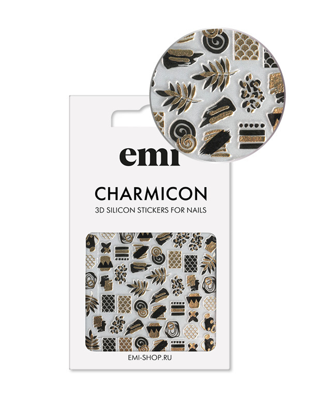 Charmicon 3D Silicone Stickers №187 Акценты