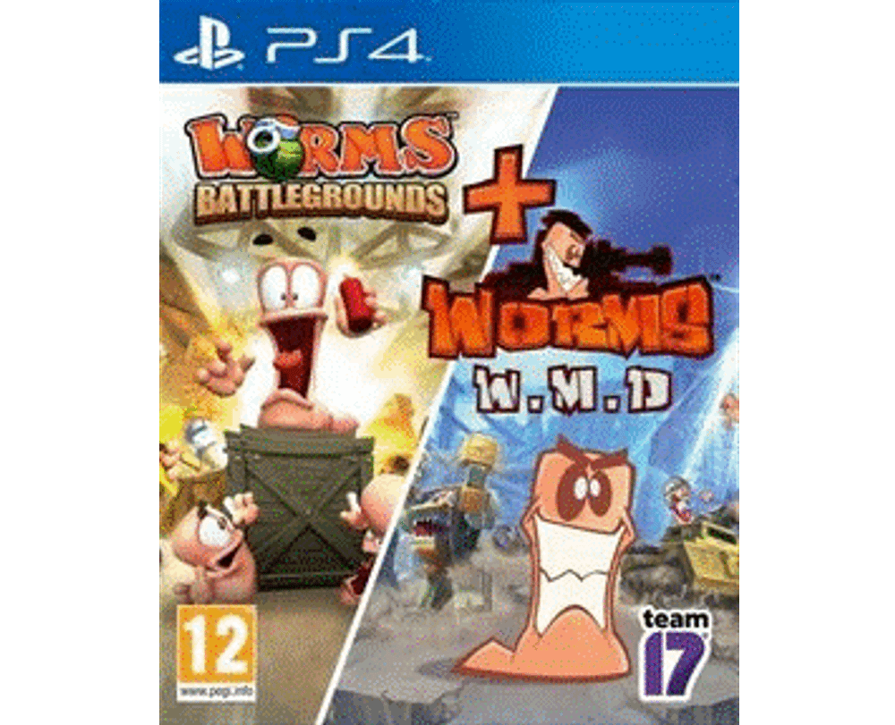 Worms Battlegrounds+WMD (PS4) NEW