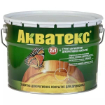 Покрытие защитно-декоративное Акватекс 2в1 бесцветный (2,7л)