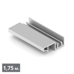 SLIMLINE Рамка верхняя узкая (1,75 м) хром матовый (AL) (AV0588) Aristo (Акция)