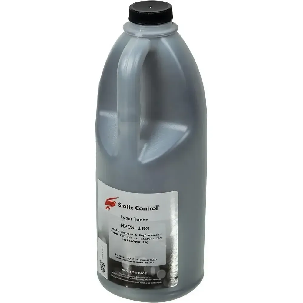 Тонер Static Control MPT5 для HP C4092/Q2612/C7115/CZ192/Q7516/Q7551 (1кг) универсальный