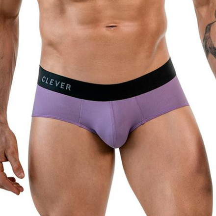 Мужские трусы брифы сиреневые Clever Moda ONEAL BRIEF 186219