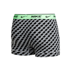 Nike Everyday Cotton Stretch Trunk Boxer Shorts 3 Pack Men - Grey, Neon Green
